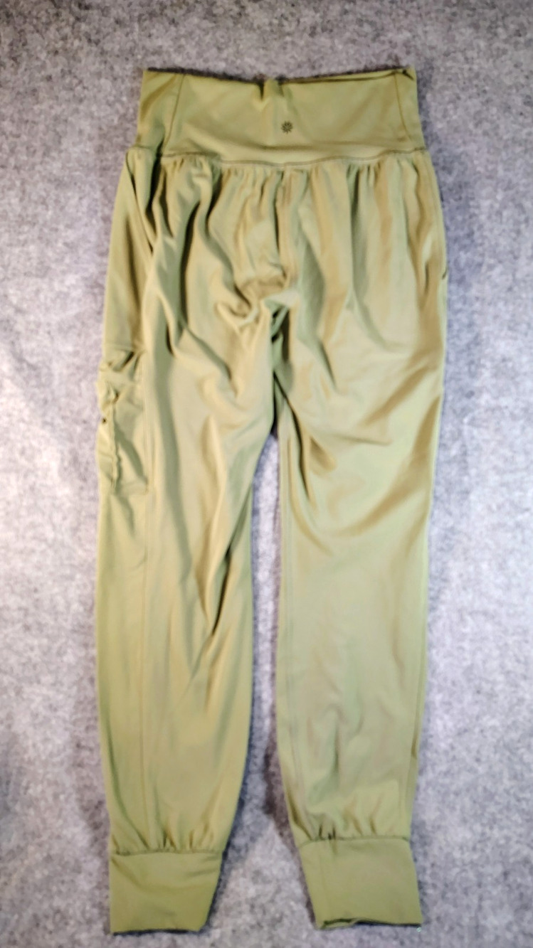 Athleta Salutation Cargo Joggers Olive Green Size S
